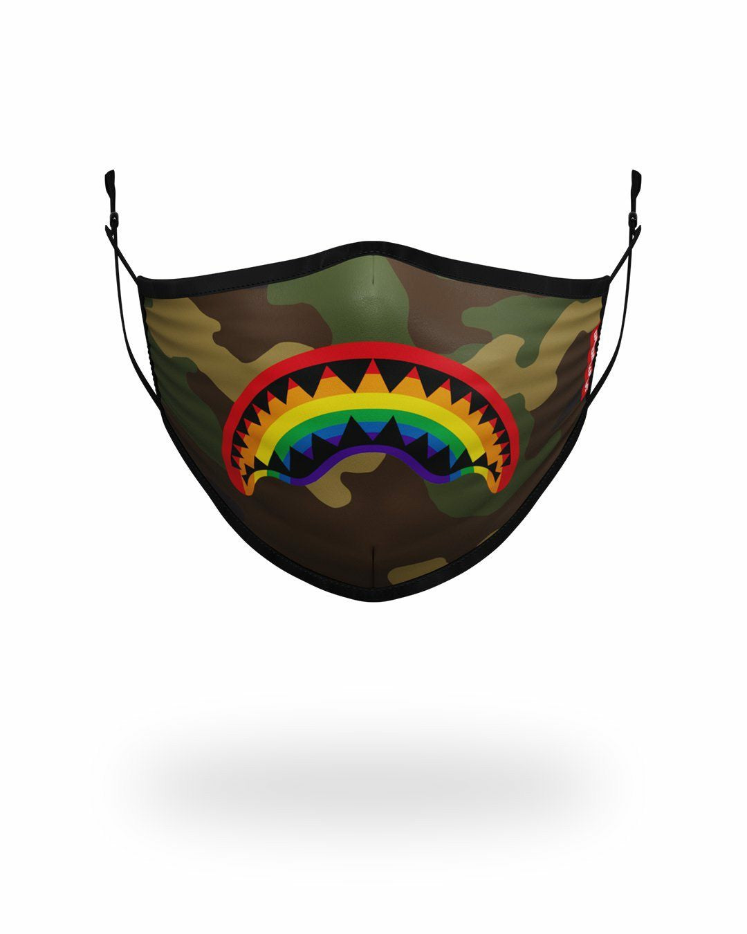 ADULT RAINBOW SHARK FORM FITTING FACE MASK | Sprayground Sale