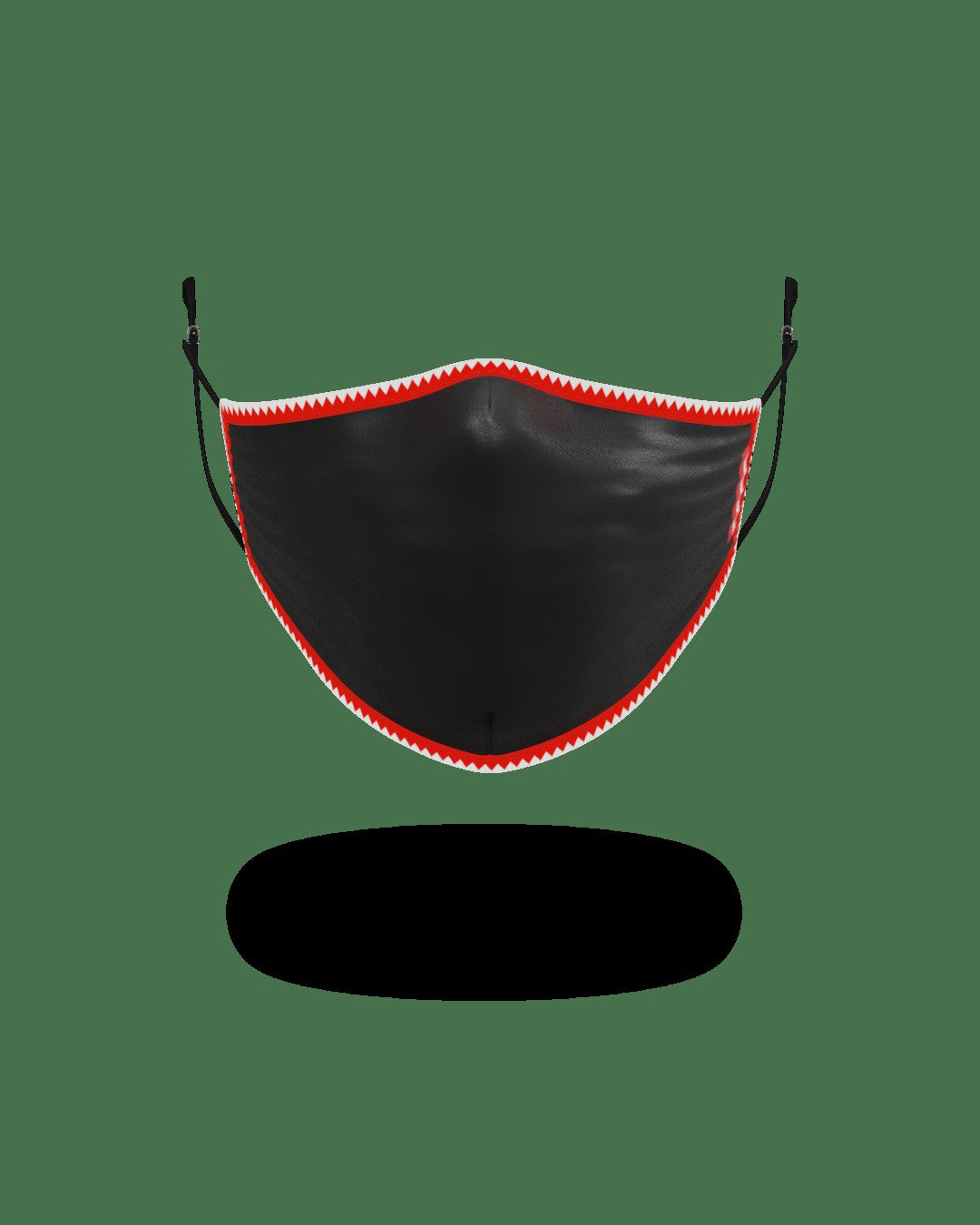 ADULT VERTICAL SHARK (BLACK) FORM-FITTING FACE MASK | Sprayground Outlets