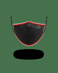 ADULT VERTICAL SHARK (BLACK) FORM-FITTING FACE MASK | Sprayground Outlets