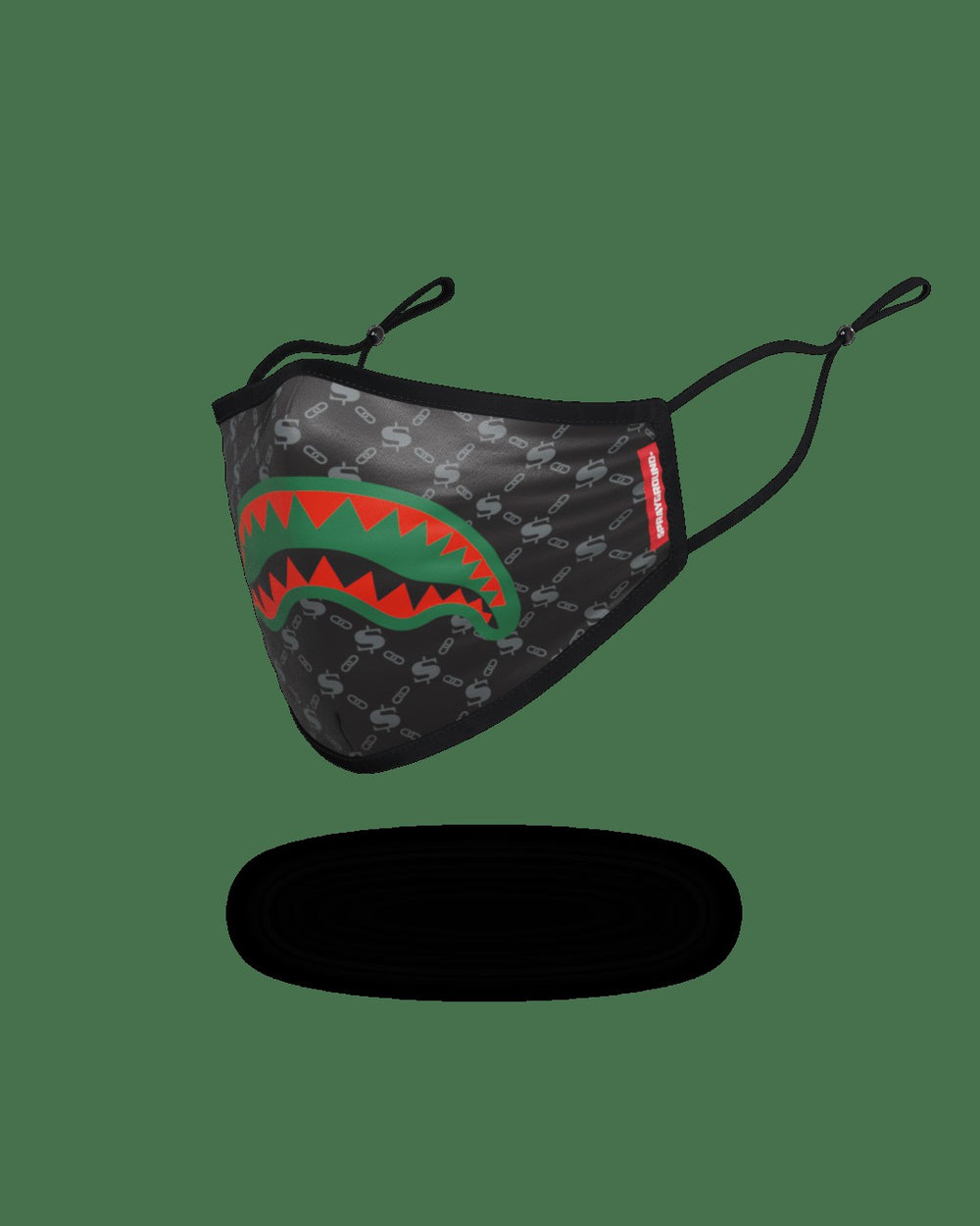 ADULT SPUCCI (BLACK) FORM-FITTING FACE MASK | Sprayground Discounted