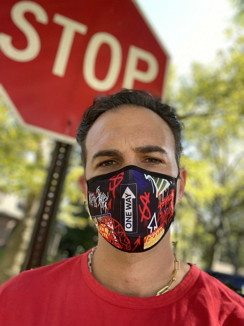 ADULT ONE WAY FORM-FITTING FACE MASK | Sprayground Hot Deal