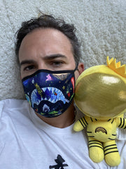 ADULT ASTRO PARTY FORM-FITTING FACE MASK | Sprayground Limited Offer