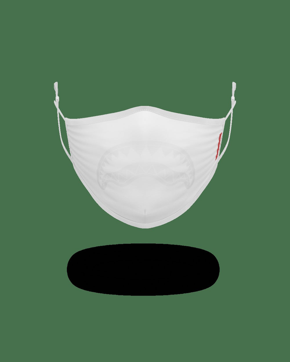 ADULT WHITE ON WHITE SHARK FORM-FITTING FACE MASK | Sprayground Savings