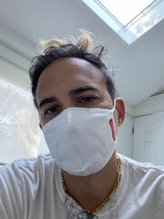 ADULT WHITE ON WHITE SHARK FORM-FITTING FACE MASK | Sprayground Savings