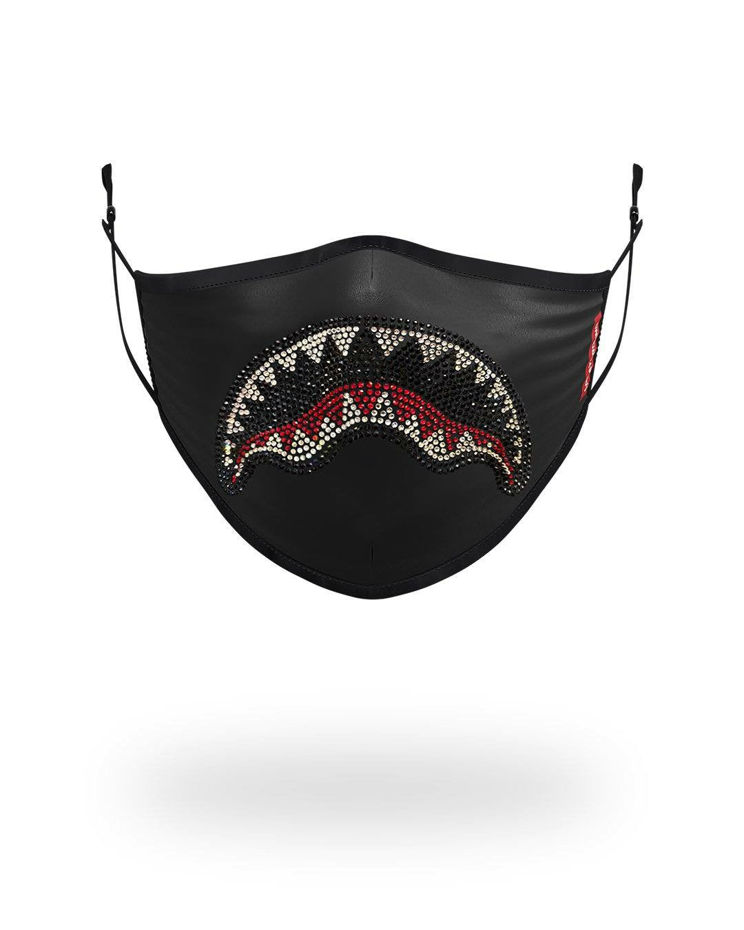 ADULT TRINITY SHARK FORM FITTING FACE MASK | Sprayground Special Offer