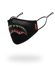 ADULT TRINITY SHARK FORM FITTING FACE MASK | Sprayground Special Offer