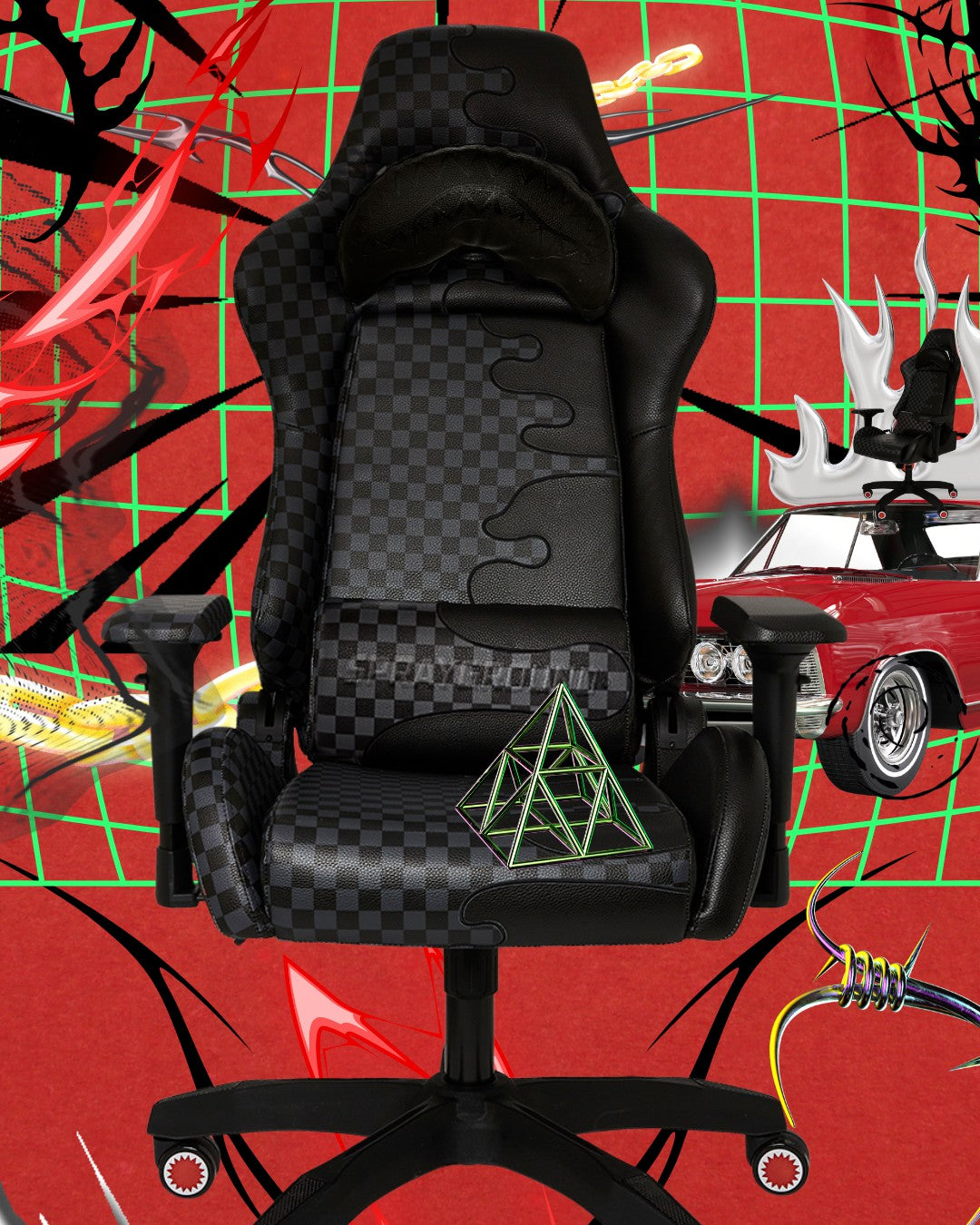 SPEED SHARK SIDE SWIPE GAMING CHAIR | Sprayground Hot Deal