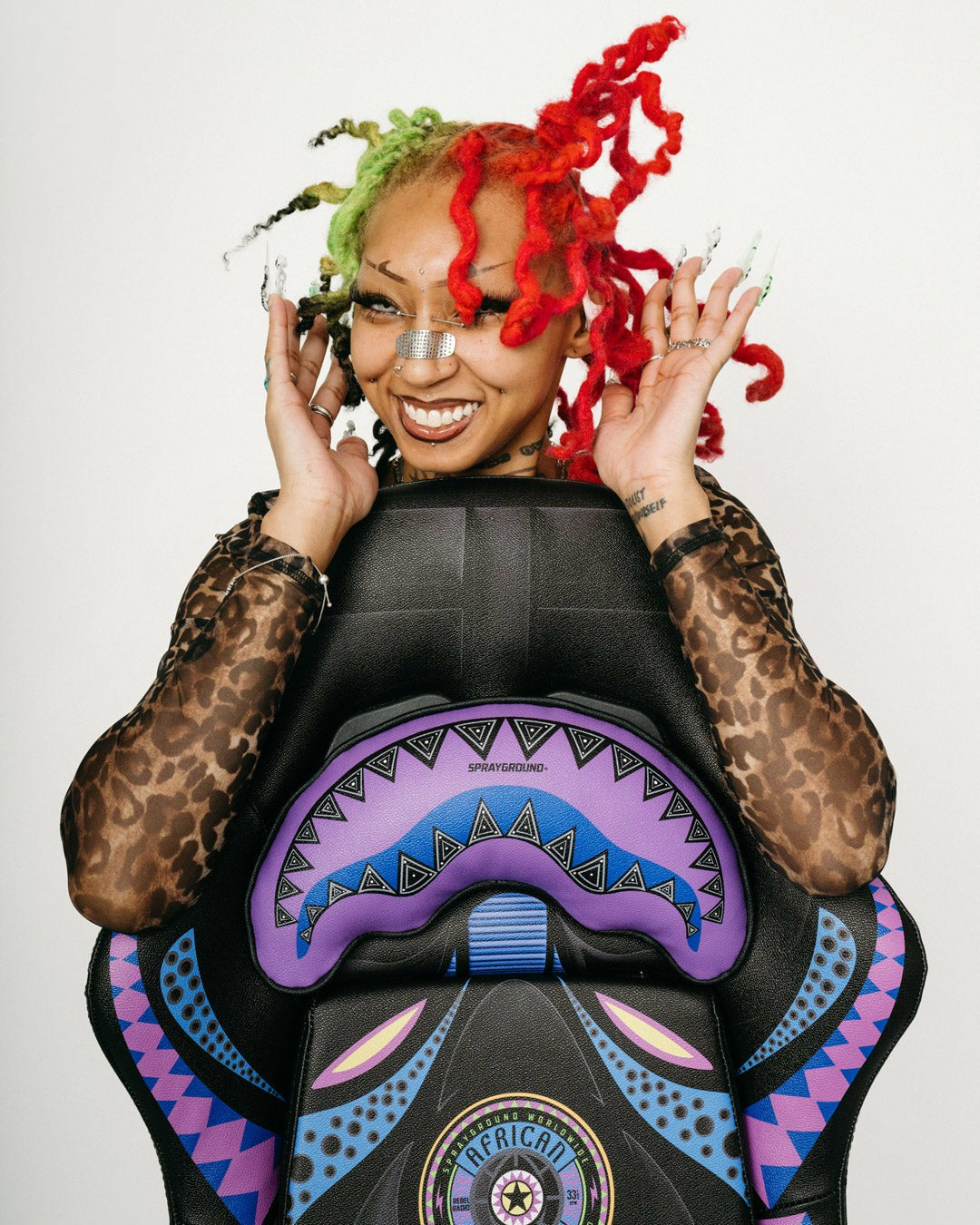 A.I. 12 BROOKLYN & BEYOND - SANDFLOWER COLLAB GAMING CHAIR | Sprayground Special Offer