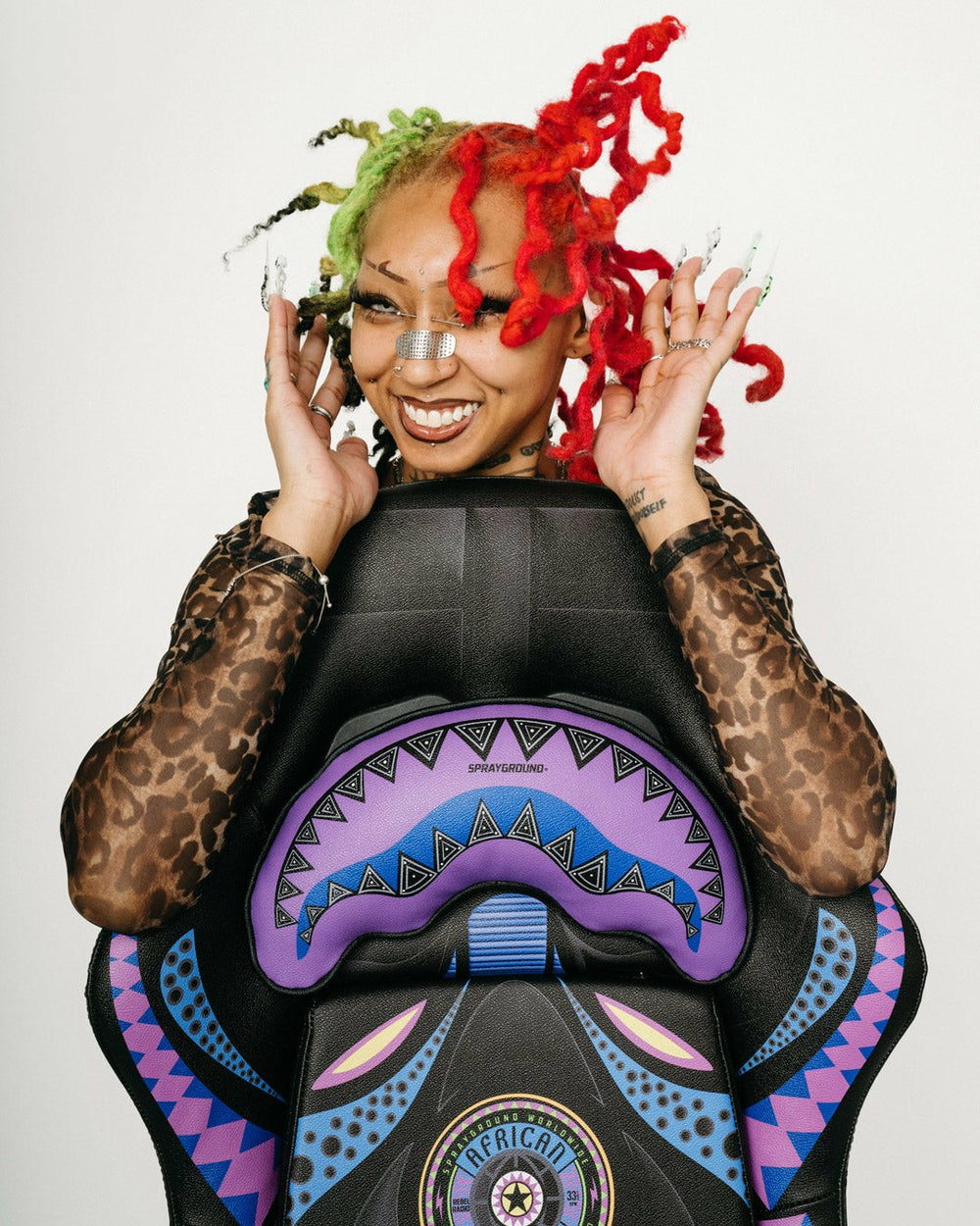 A.I. 12 BROOKLYN & BEYOND - SANDFLOWER COLLAB GAMING CHAIR | Sprayground Special Offer