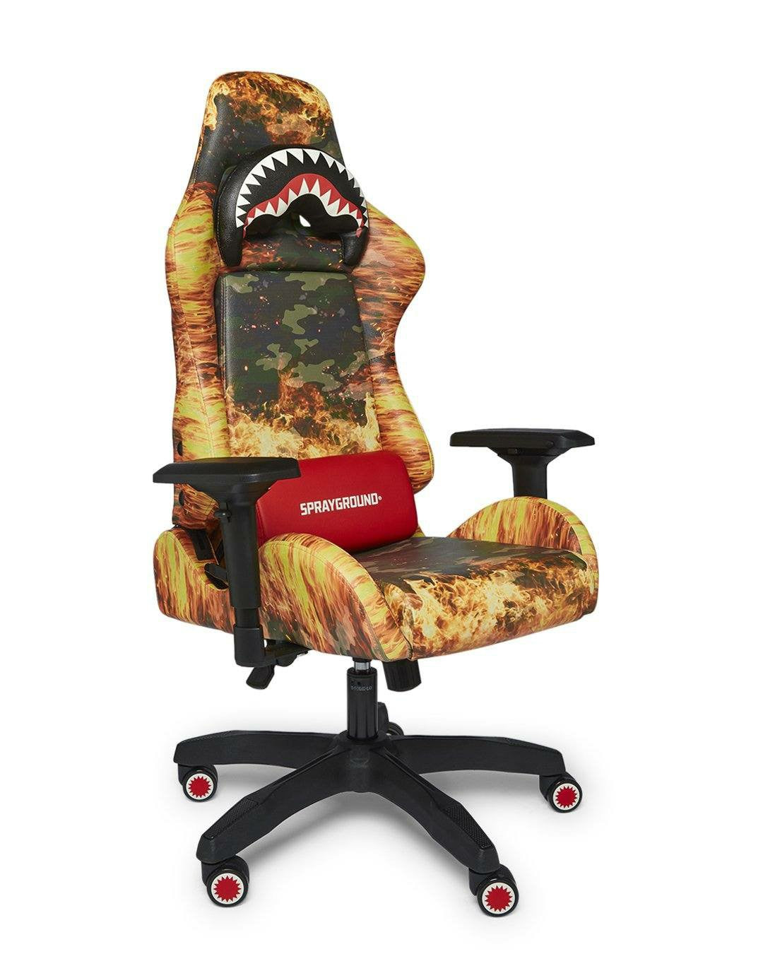 FIRE CAMO GAMING CHAIR - SUPER RARE | Sprayground Hot Deal
