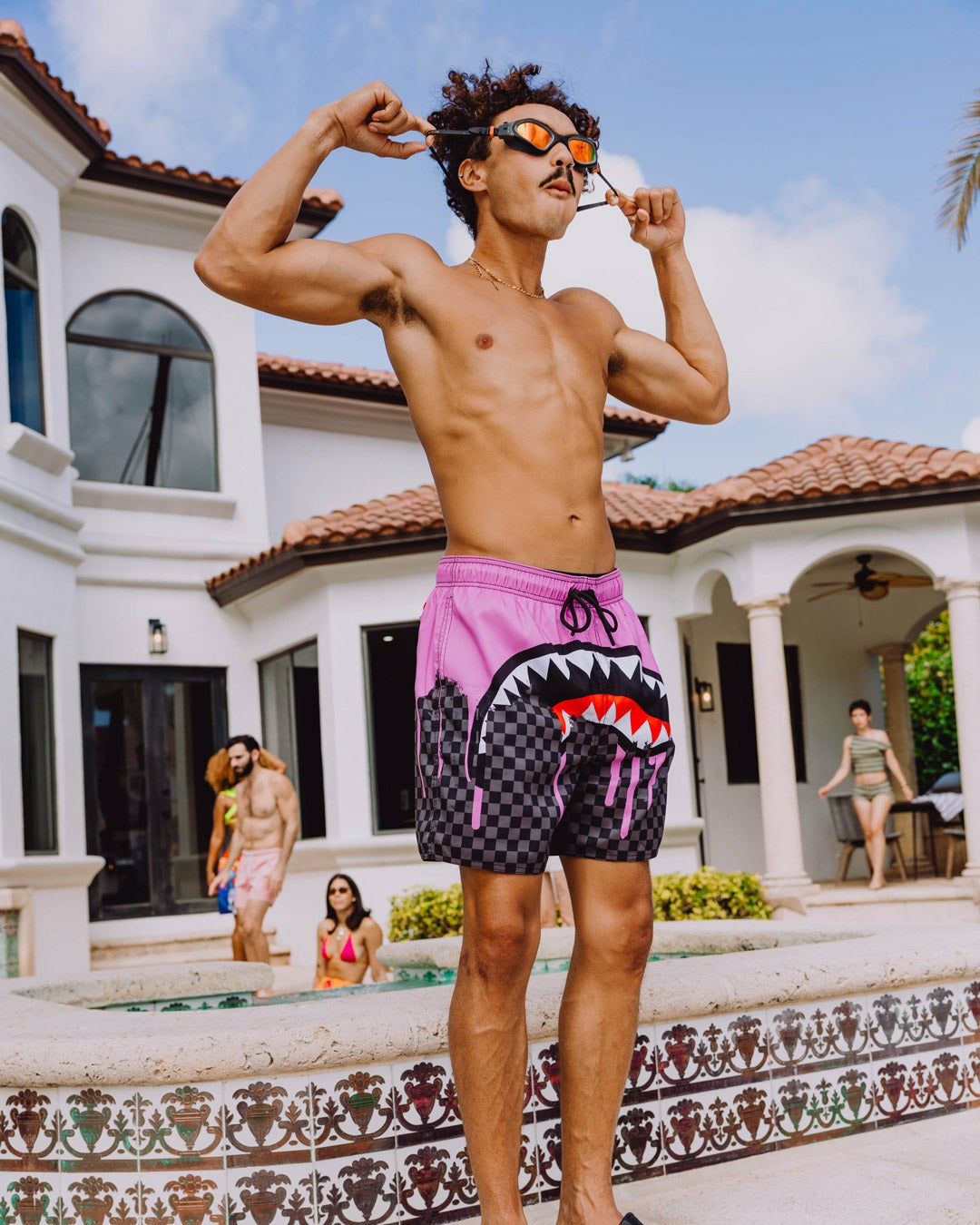 OCEAN DRIP CHECK SWIM SHORT | Sprayground Value Deal