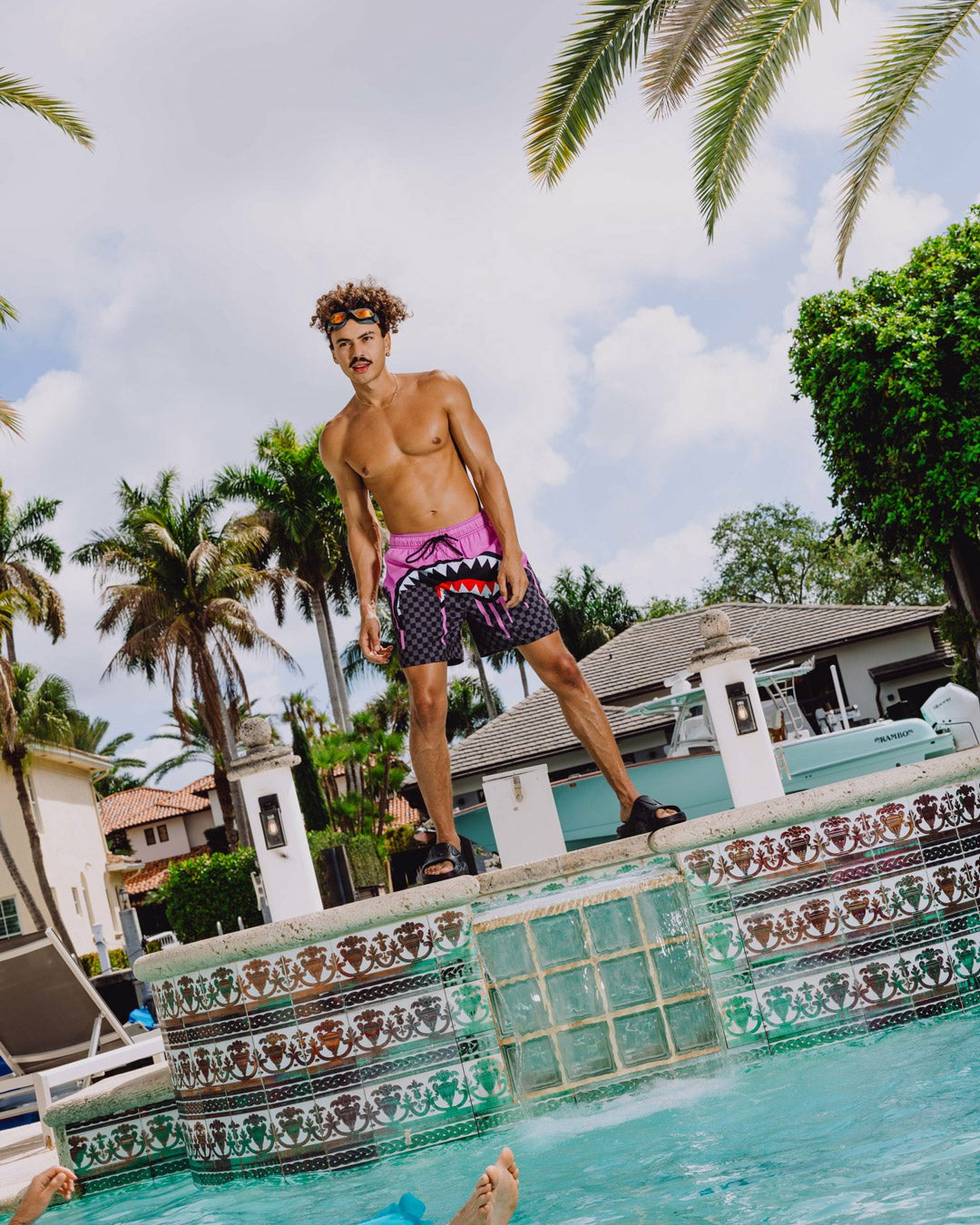 OCEAN DRIP CHECK SWIM SHORT | Sprayground Value Deal
