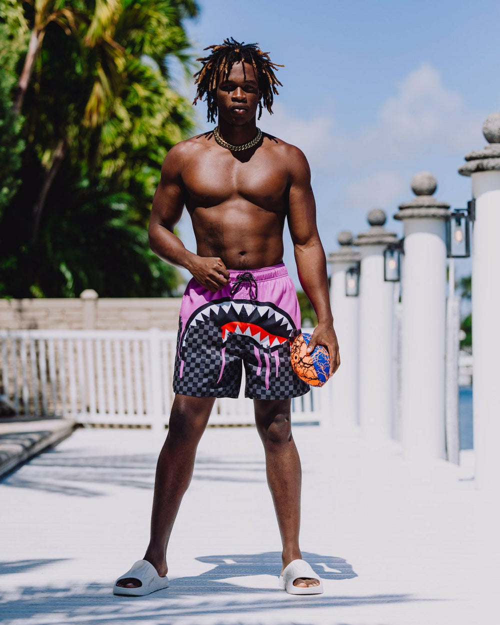 OCEAN DRIP CHECK SWIM SHORT | Sprayground Value Deal