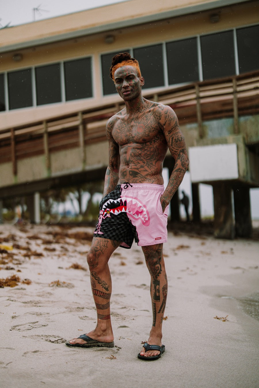 PINK PANTHER PINK PAINTER SWIM SHORTS | Sprayground Bargain