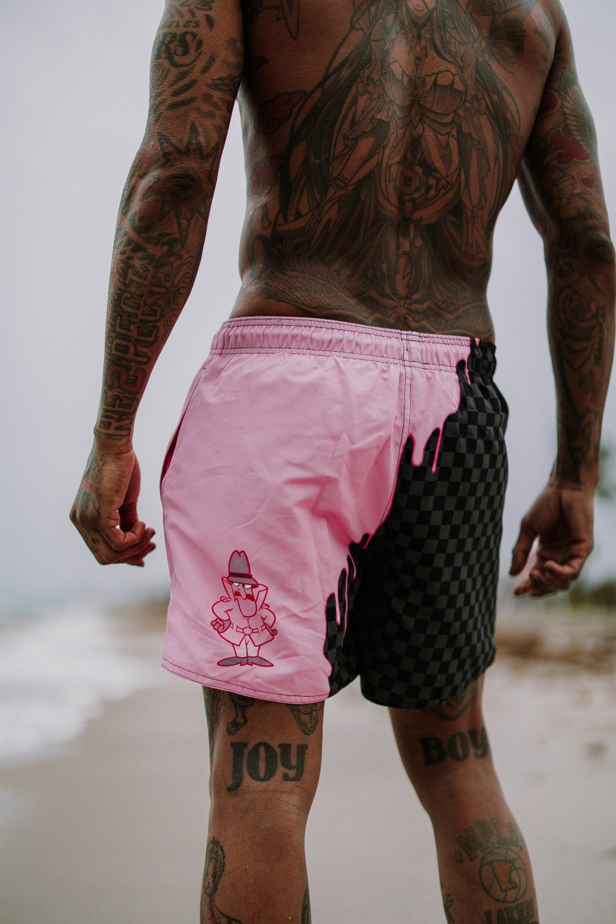 PINK PANTHER PINK PAINTER SWIM SHORTS | Sprayground Bargain