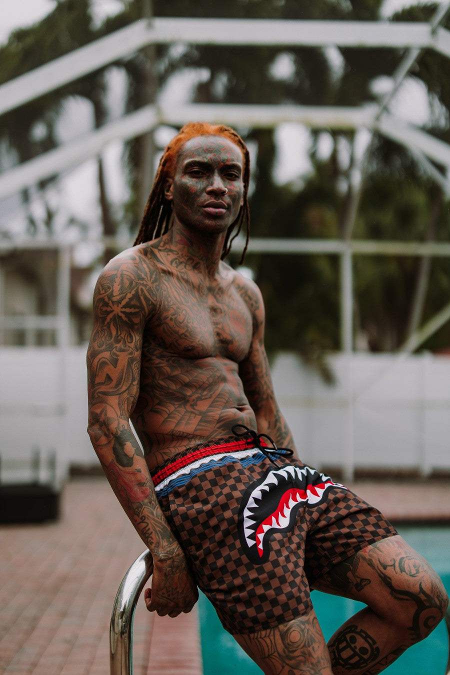 SHARKS IN PARIS GT SWIM SHORTS | Sprayground Limited Offer
