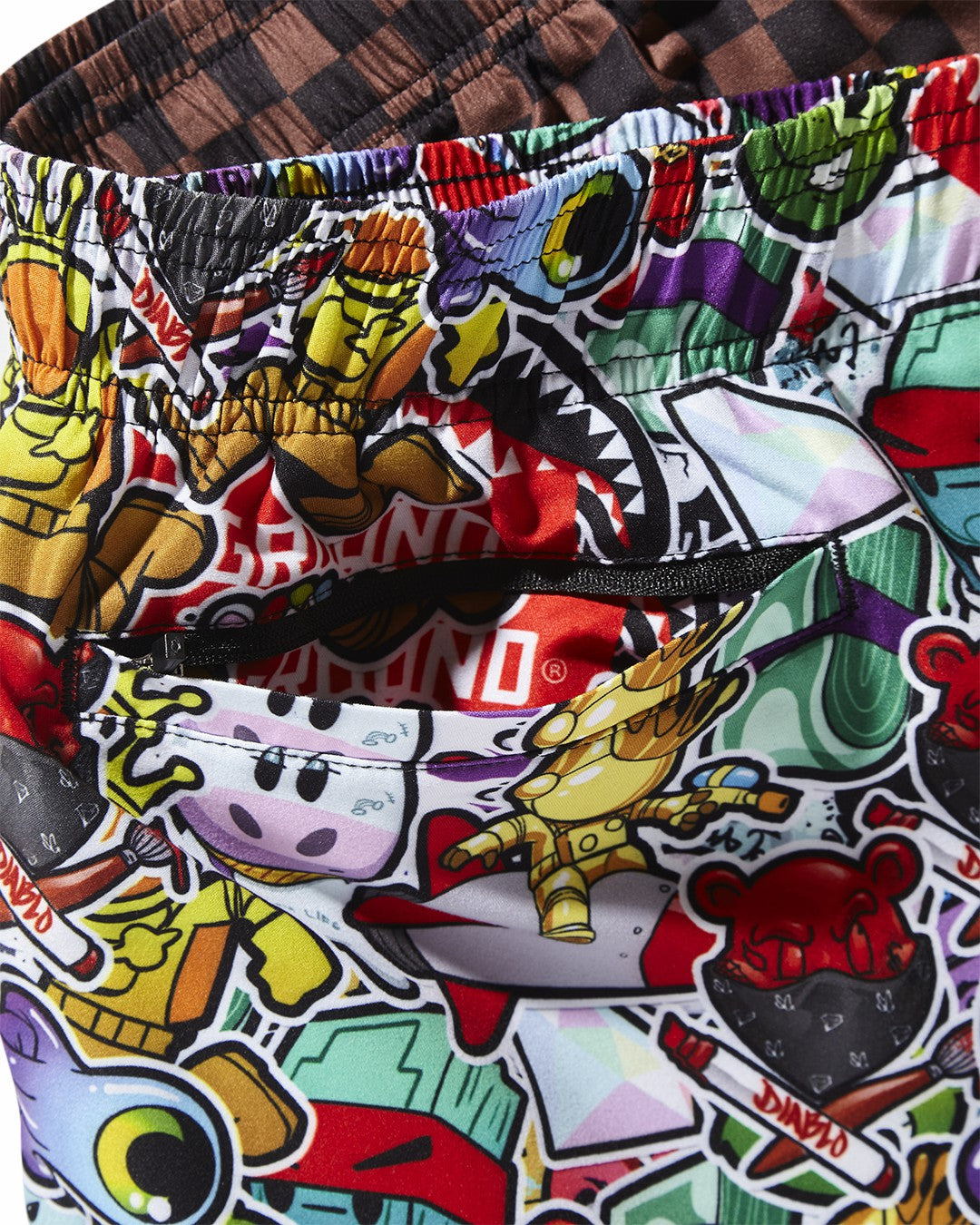 STICKER CREW SWIM SHORTS | Sprayground Limited Offer
