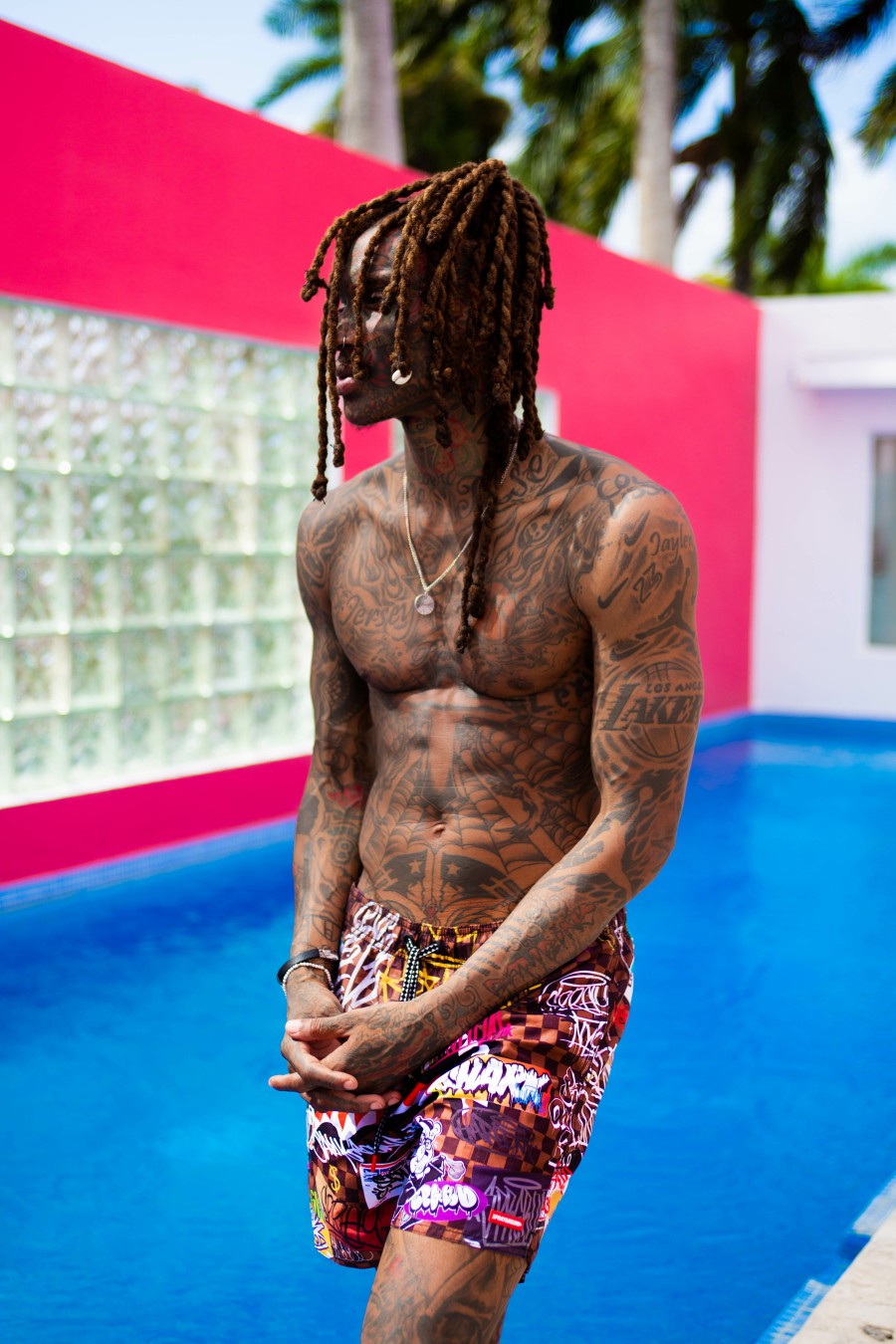 SHARKS IN PARIS JETSKI SWIM TRUNKS | Sprayground Savings
