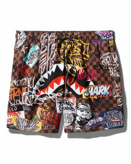SHARKS IN PARIS JETSKI SWIM TRUNKS | Sprayground Savings