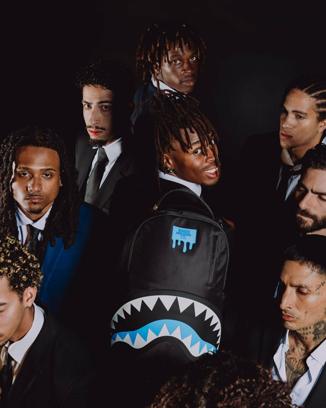 SHARK CENTRAL PASSPORT (BLUE) BACKPACK | Sprayground Limited Offer