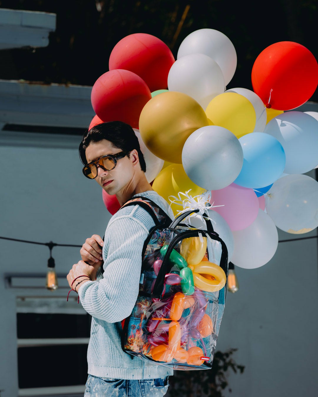 STAY UP - CLEAR BACKPACK | Sprayground Discounted
