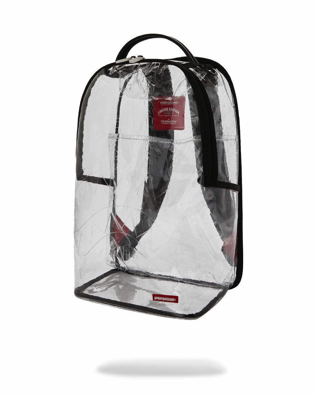 FULLY CLEAR EMBOSSED BOSS BACKPACK | Sprayground Exclusive Deal