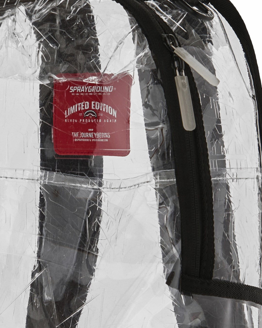 FULLY CLEAR EMBOSSED BOSS BACKPACK | Sprayground Exclusive Deal