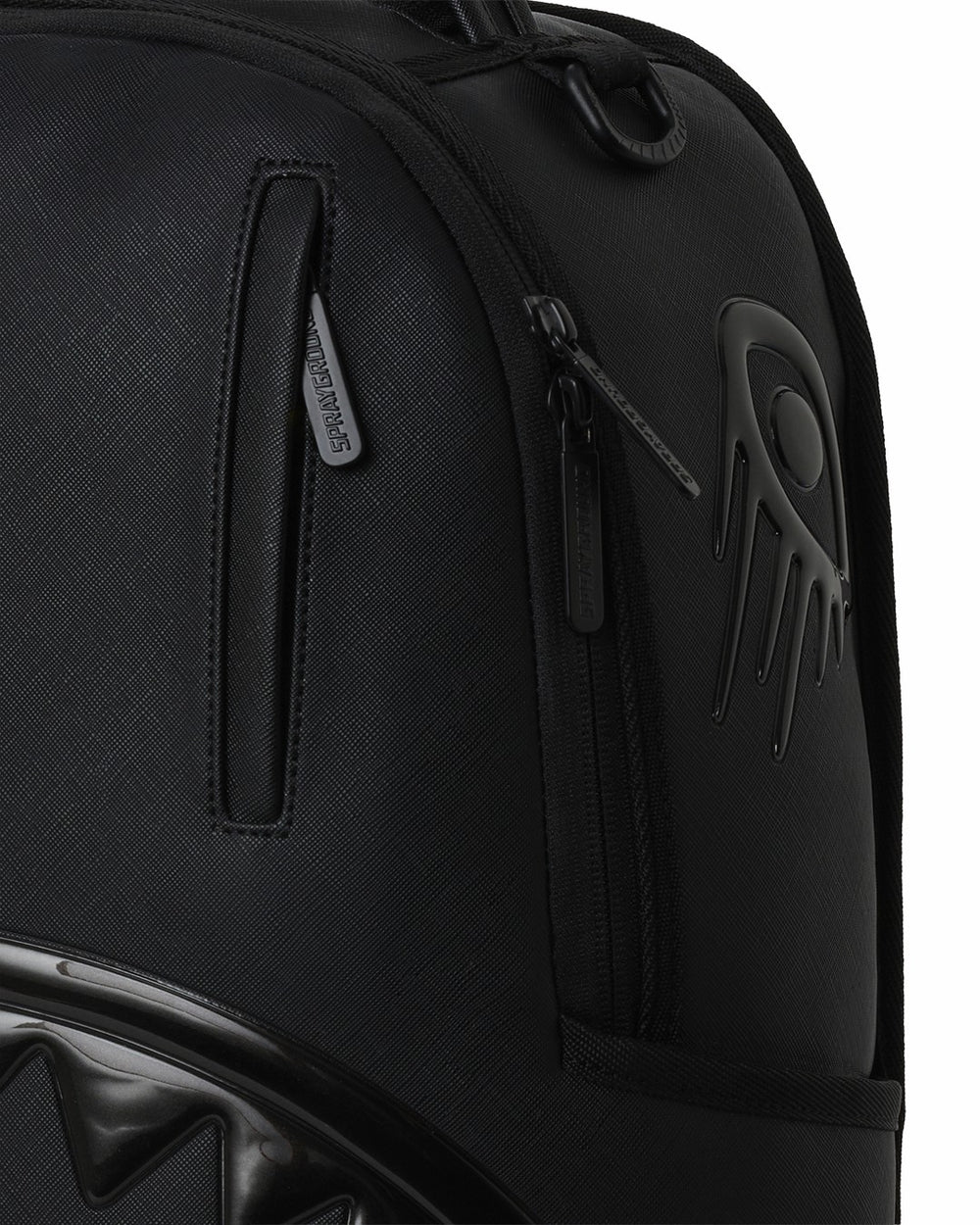 GLOSSY BOSSY - BLK METALLIC BACKPACK | Sprayground On Sale