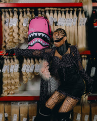 SHARK CENTRAL BUBBLE SHARK (PINK) BACKPACK | Sprayground Outlets