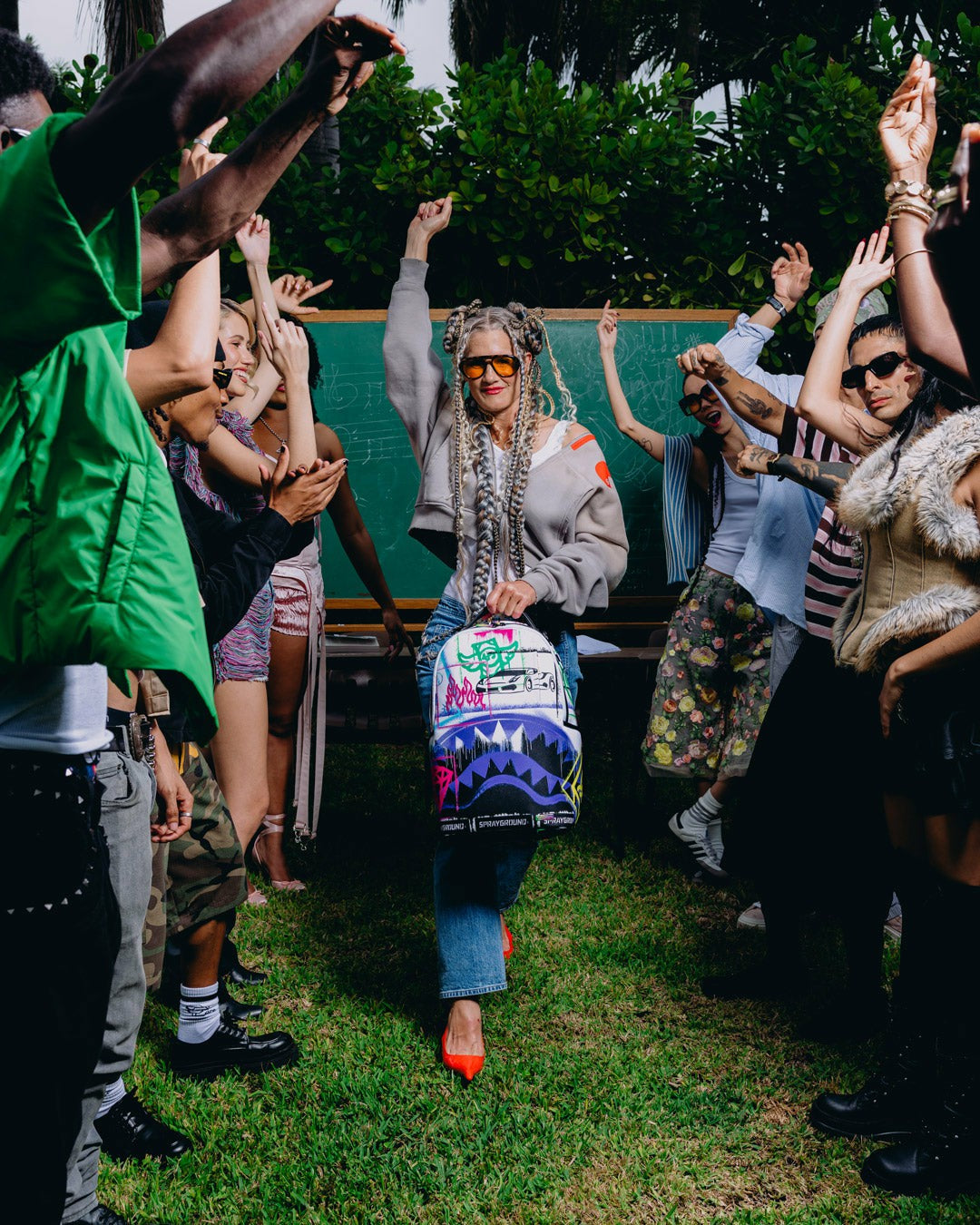 STENCIL PENCIL CONTINENTAL BACKPACK | Sprayground Hot Deal