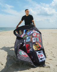 GLOBAL MOGUL UNLIMITED MILES PACKABLE BEACH MAT BLANKET WATER RESISTAN | Sprayground Bargain