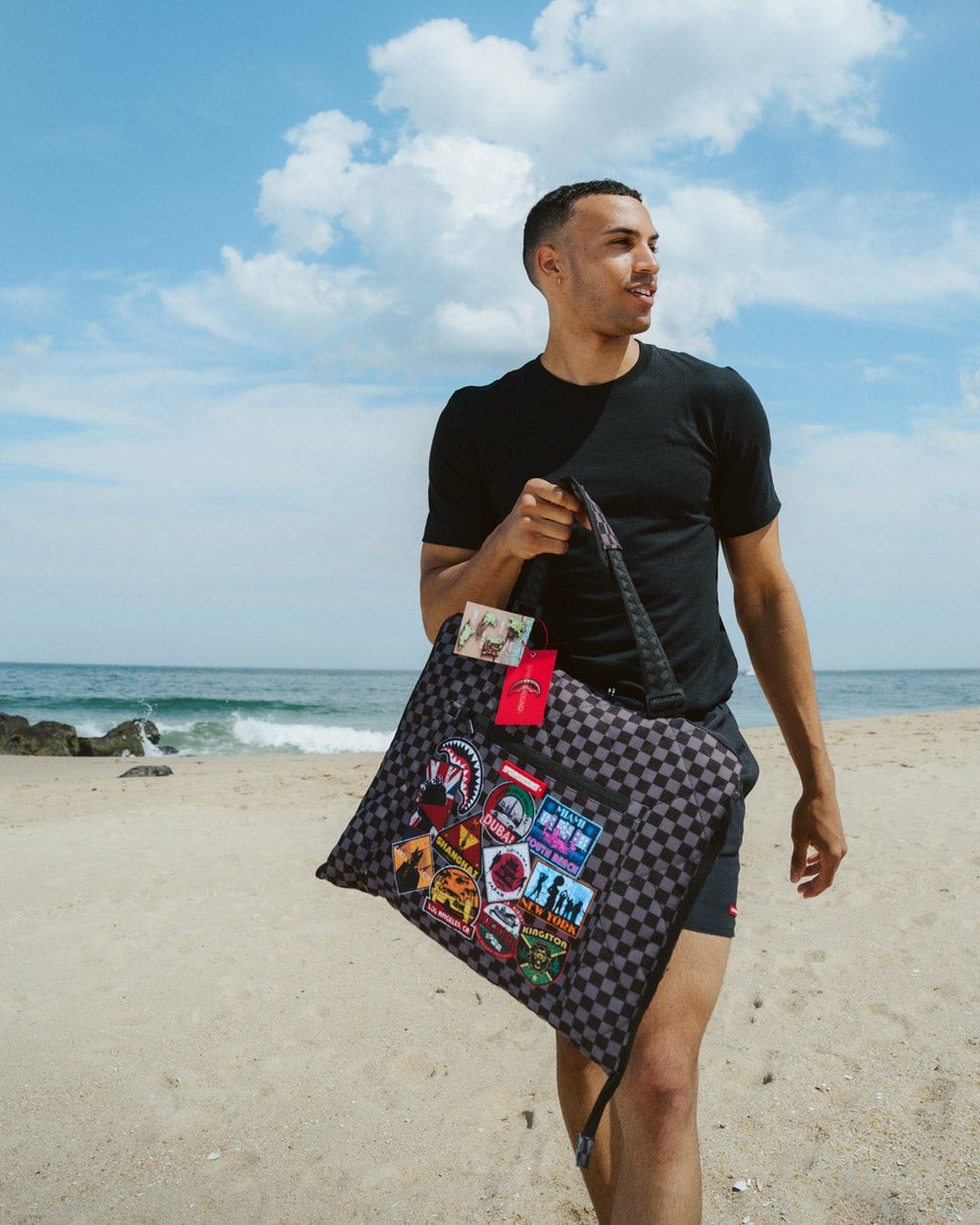 GLOBAL MOGUL UNLIMITED MILES PACKABLE BEACH MAT BLANKET WATER RESISTAN | Sprayground Bargain