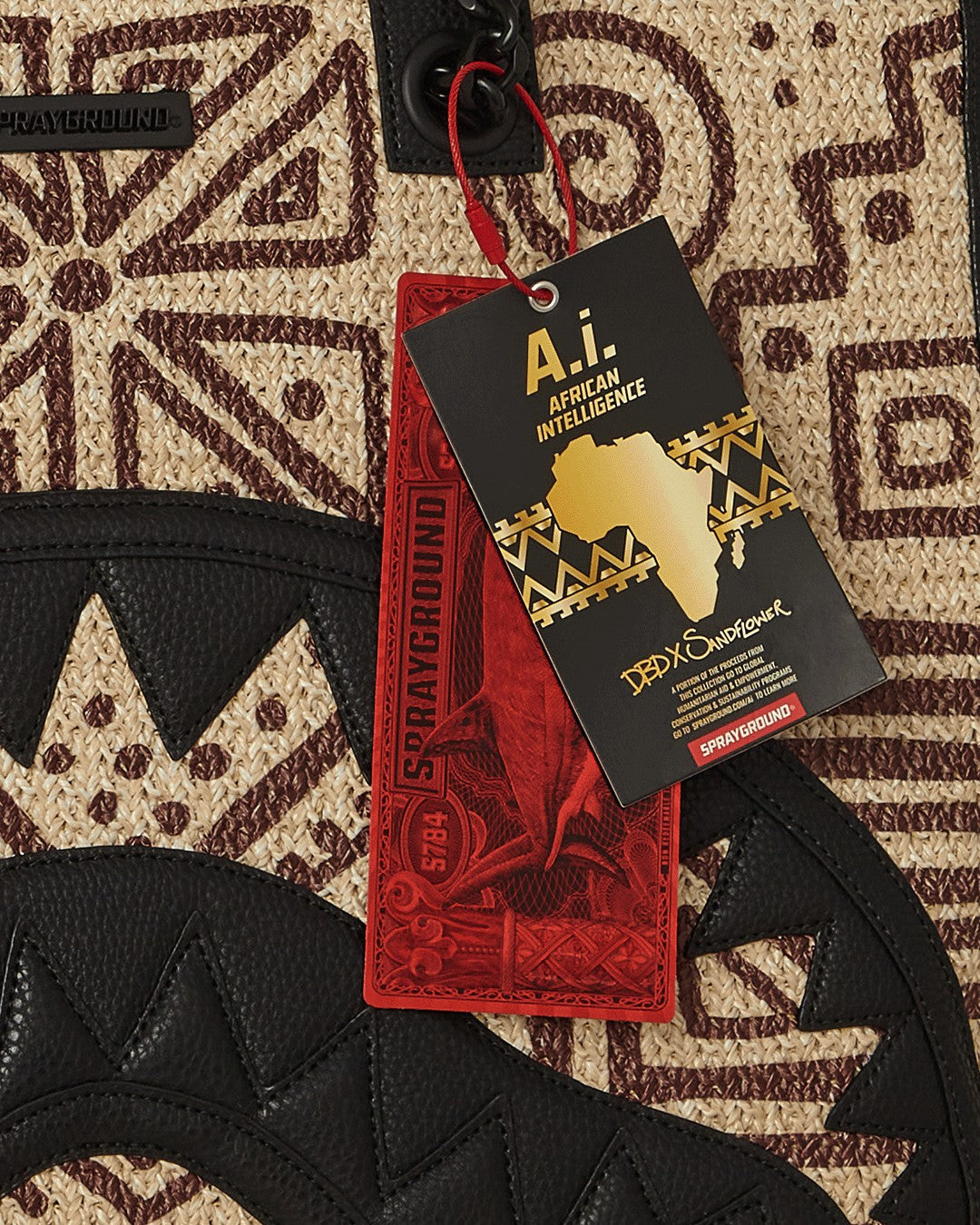 A.I. PALM MIRAGE SHARK LUXE BEACH TOTE | Sprayground Discounted