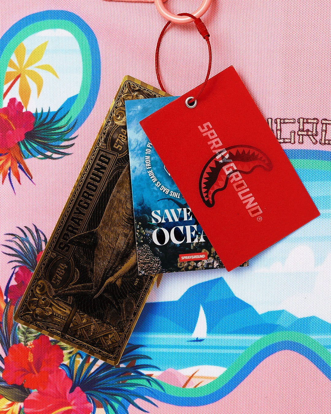 BORA BORA SHARK ISLAND VILLA BEACH TOTE | Sprayground Value Deal