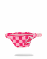 FURZILLA SHARK (PINK CHECK) SAVVY CROSSBODY | Sprayground Discounted