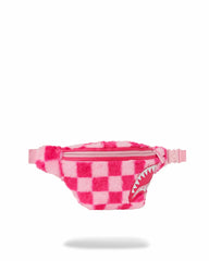 FURZILLA SHARK (PINK CHECK) SAVVY CROSSBODY | Sprayground Discounted