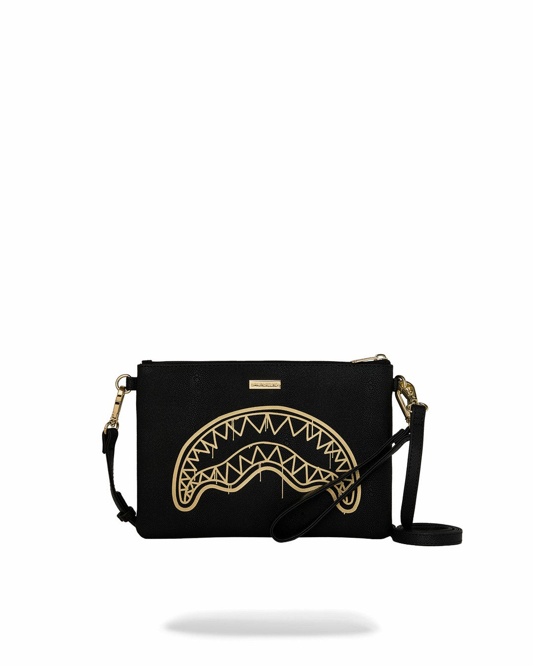 GOLD FANG CROSSOVER CLUTCH | Sprayground On Sale