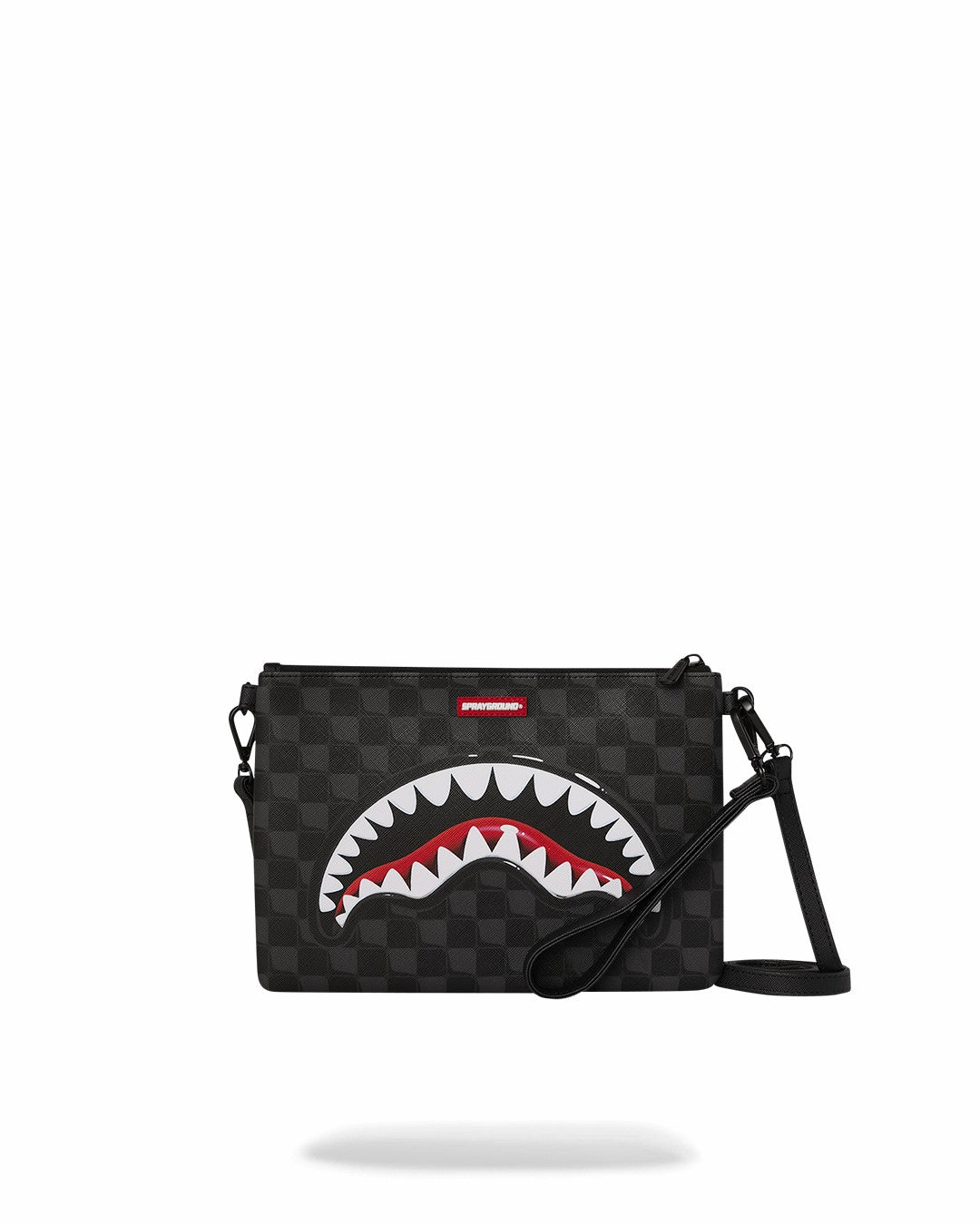 SHARKS IN PARIS HYPER PUFF CROSSOVER CLUTCH | Sprayground Bargain