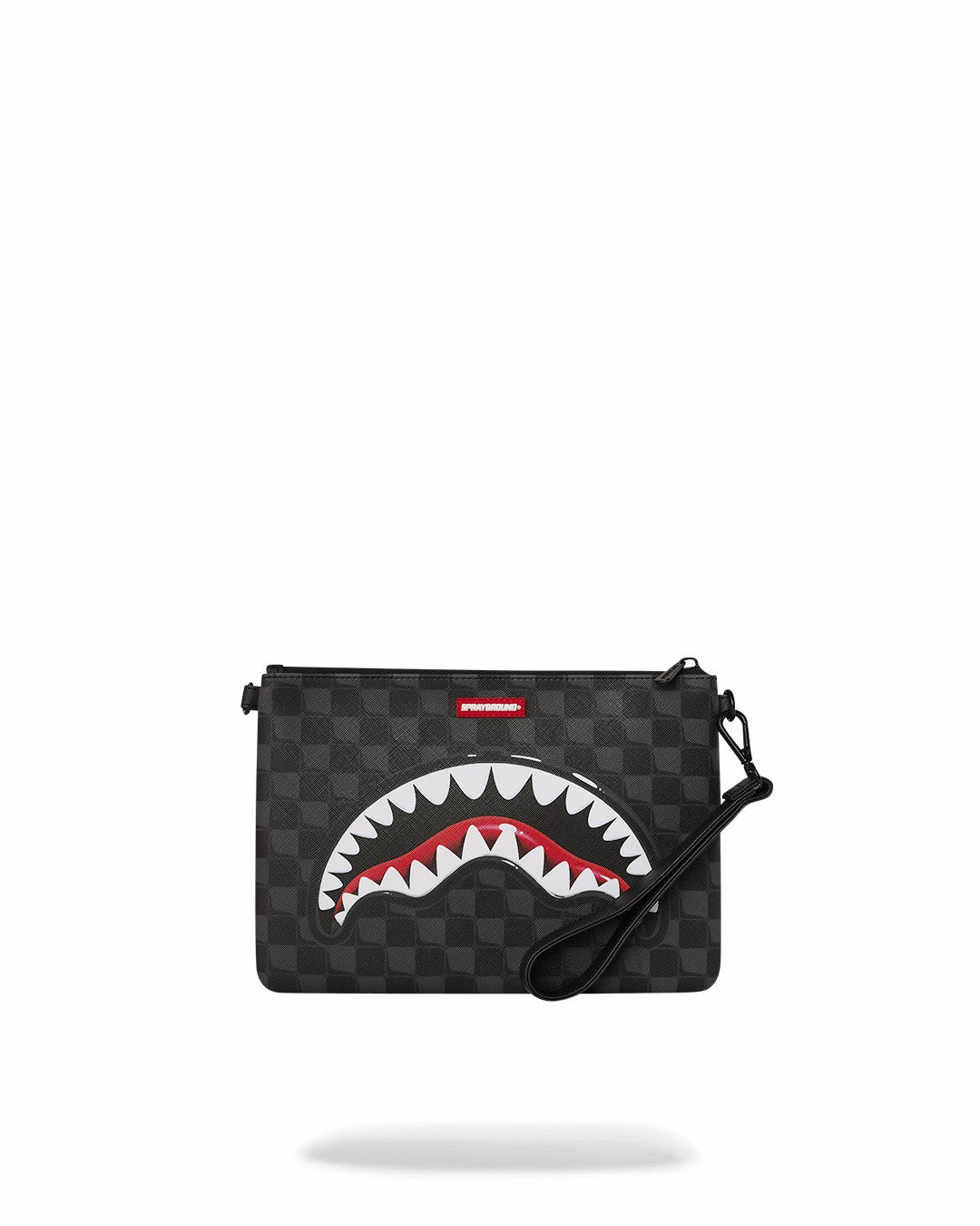 SHARKS IN PARIS HYPER PUFF CROSSOVER CLUTCH | Sprayground Bargain