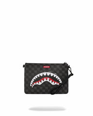 SHARKS IN PARIS HYPER PUFF CROSSOVER CLUTCH | Sprayground Bargain