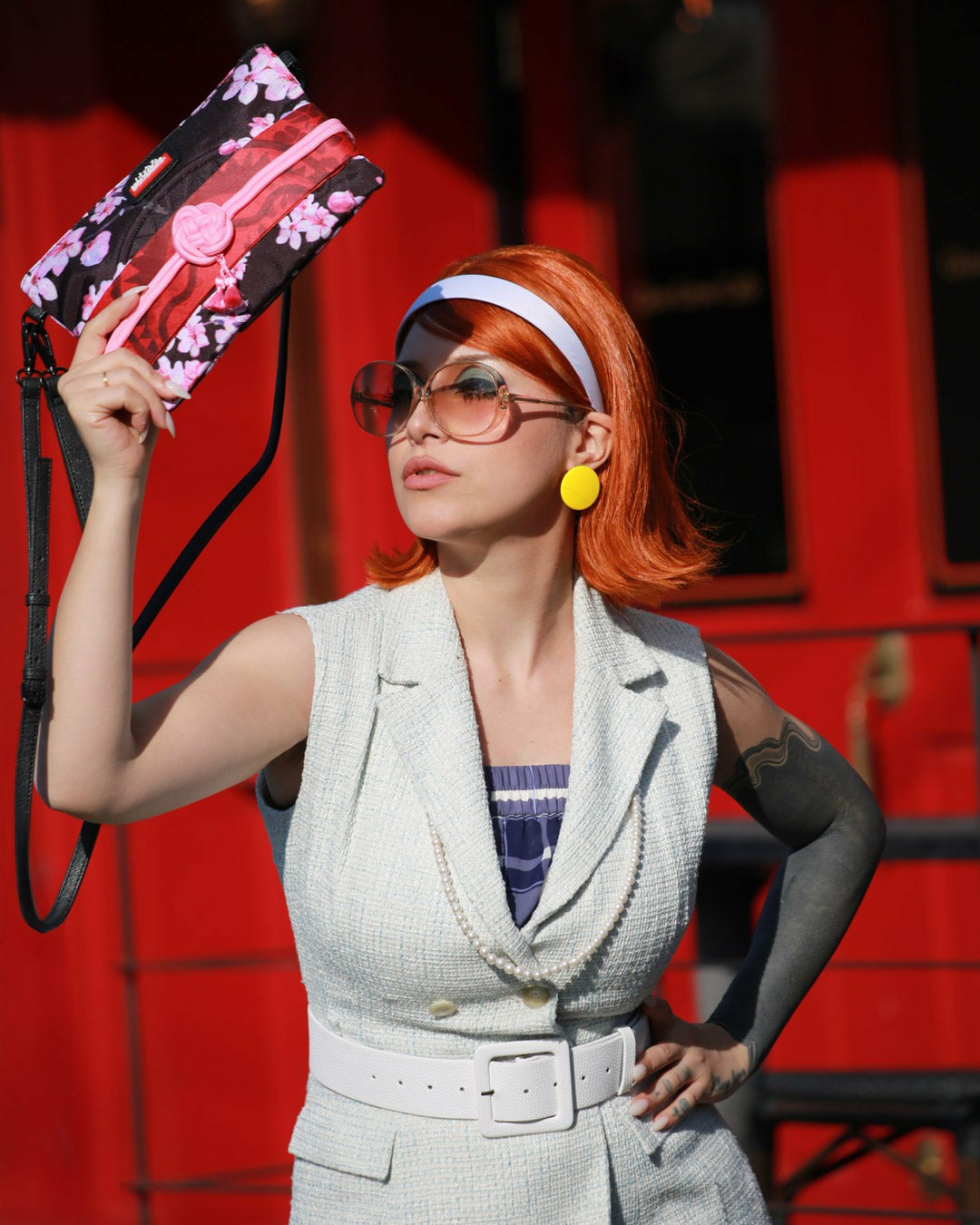 OUKA KENRAN HAYUMI HOKAZANO OFFICIAL COLLAB CROSSOVER CLUTCH | Sprayground Savings