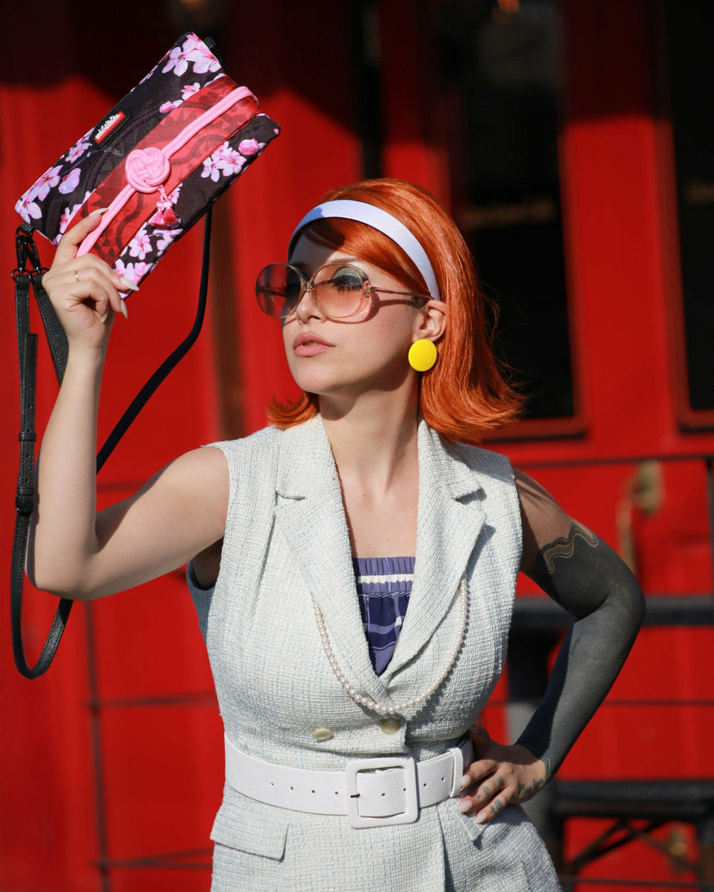 OUKA KENRAN HAYUMI HOKAZANO OFFICIAL COLLAB CROSSOVER CLUTCH | Sprayground Savings