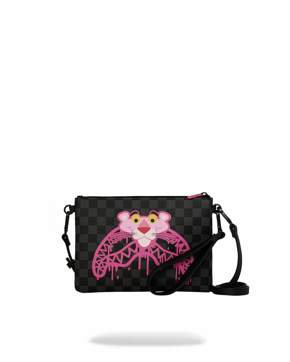 PINK PANTHER DIAMOND SHARK CROSSOVER CLUTCH | Sprayground Hot Deal