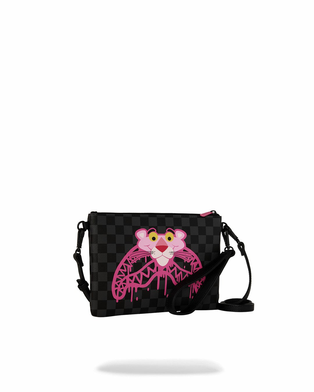 PINK PANTHER DIAMOND SHARK CROSSOVER CLUTCH | Sprayground Hot Deal