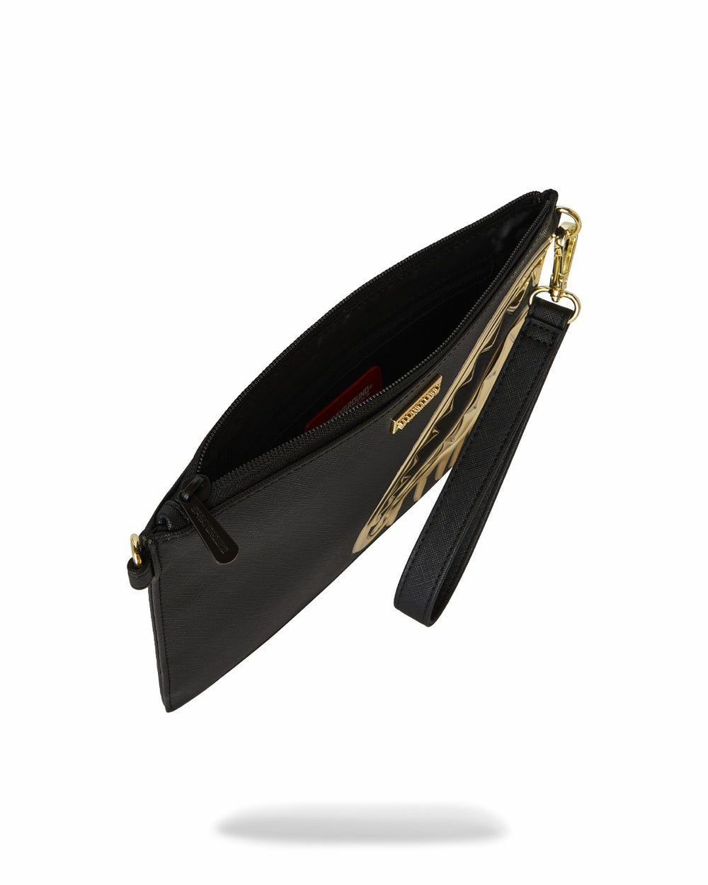 GOLDHEART SHARK DRIP CROSSOVER CLUTCH | Sprayground On Sale