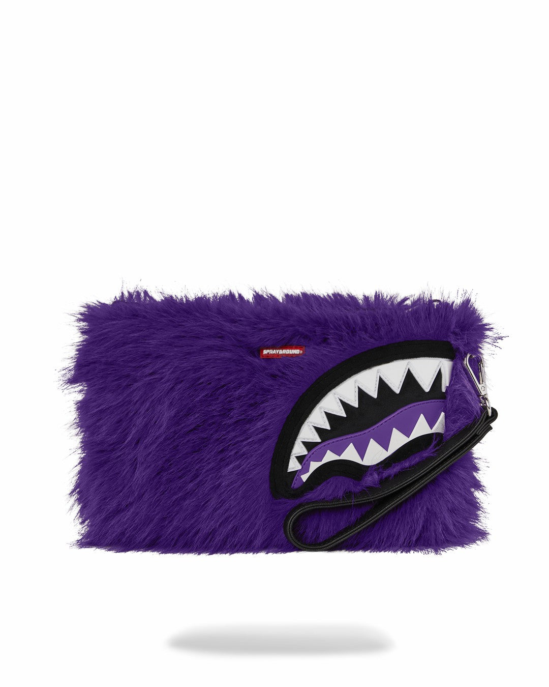 FURZILLA SHARK (PURP) CROSSOVER CLUTCH | Sprayground Sale