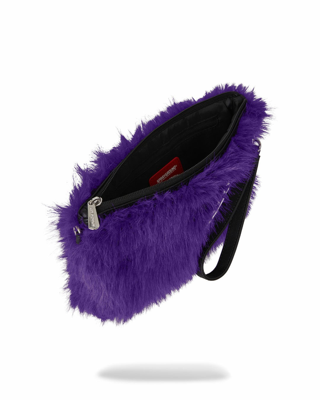 FURZILLA SHARK (PURP) CROSSOVER CLUTCH | Sprayground Sale