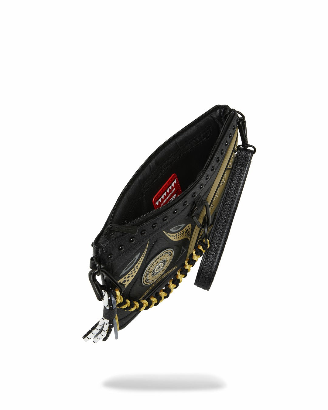 A.I. AFRICAN INTELLIGENCE SHARKS OF THE GOLD OCEAN CROSSOVER CLUTCH - | Sprayground Limited Offer