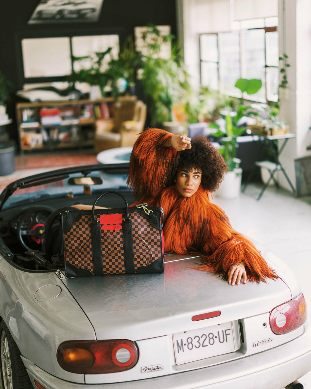 KATANA CHECK BOSS PYRAMID DUFFLE | Sprayground Bargain