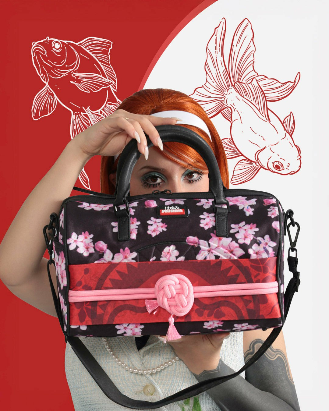 OUKA KENRAN HAYUMI HOKAZANO OFFICIAL COLLAB MINI DUFFLE | Sprayground Hot Deal
